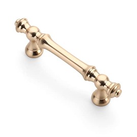 Asidrama 20 Pack 3 Inch(76mm) Brushed Brass Kitchen Cabinet Handles, Gold Cabinet Pulls Kitchen Cabinet Hardware for Cupboard Drawer Handles Dresser Pulls