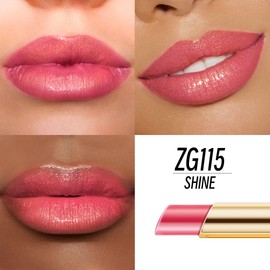 Red Pink Lipstick Moisturizing for Women Shimmer Tinted Lip Balm Hydrate Nourish Lip Gloss Cruelty Free Lip Makeup, ZG115 Shine