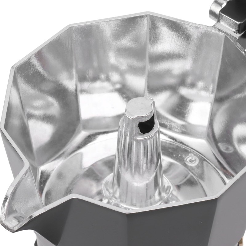 Stovetop Moka Pot, Moka Pot Portable Evenly Distributed Heat Aluminum