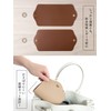 RAVIS Mask Case, Stylish, Portable, PU Leather, Foldable, Antibacterial, Cute,