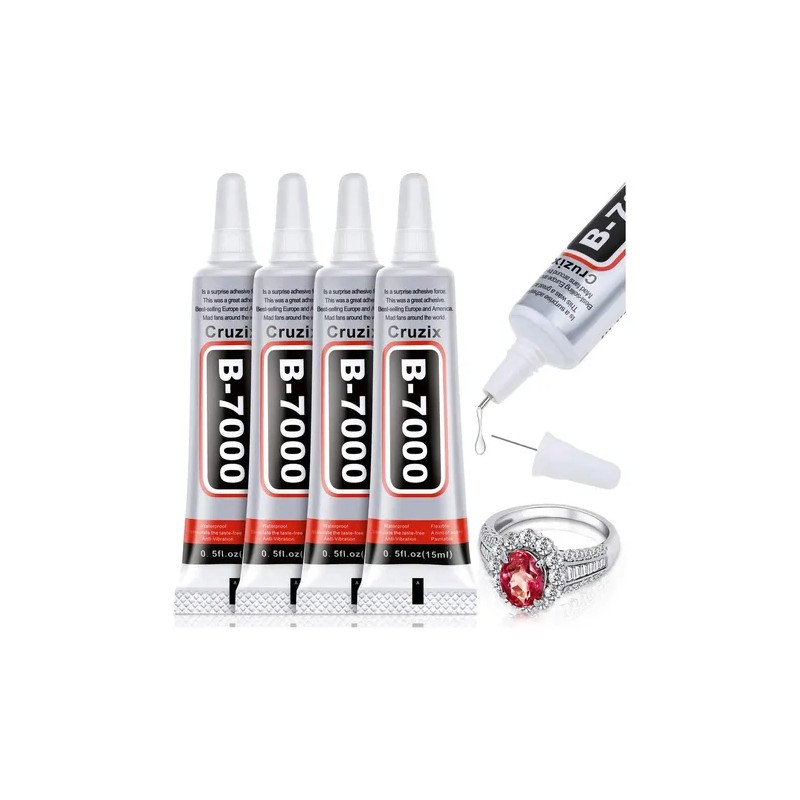 Pegamento Líquido LEDUO color plateado - 8 packs de 8
