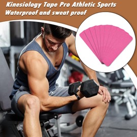 Muscle Tape Kinesiology,10-Pieces Precut Elastic Tapes For Muscle Protection | Sports Body Support Bands For Basketball, Football, Running, Working Out, Swimming