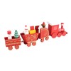 Xmas Wooden Four Section Small Train Xmas Tree Decoration Xmas