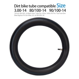90/100-14" 3.00-14 inch Rear Inner Tube for 125cc 140cc Pit Pro Trail Foot Dirt Bike 2 Pack by Gator parts
