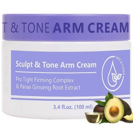 Sculpt & Tone Arm Cream - Arm Firming Cream For Women | Skin Tightening Creams Body,Skin Firming Body Cream For Arm,Leg,Belly | Deep Moisturizing And Hydrating,Suitable For Sensitive