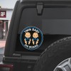 Twin Baby car Stickers, 2 Packs of Waterproof Stickers, car