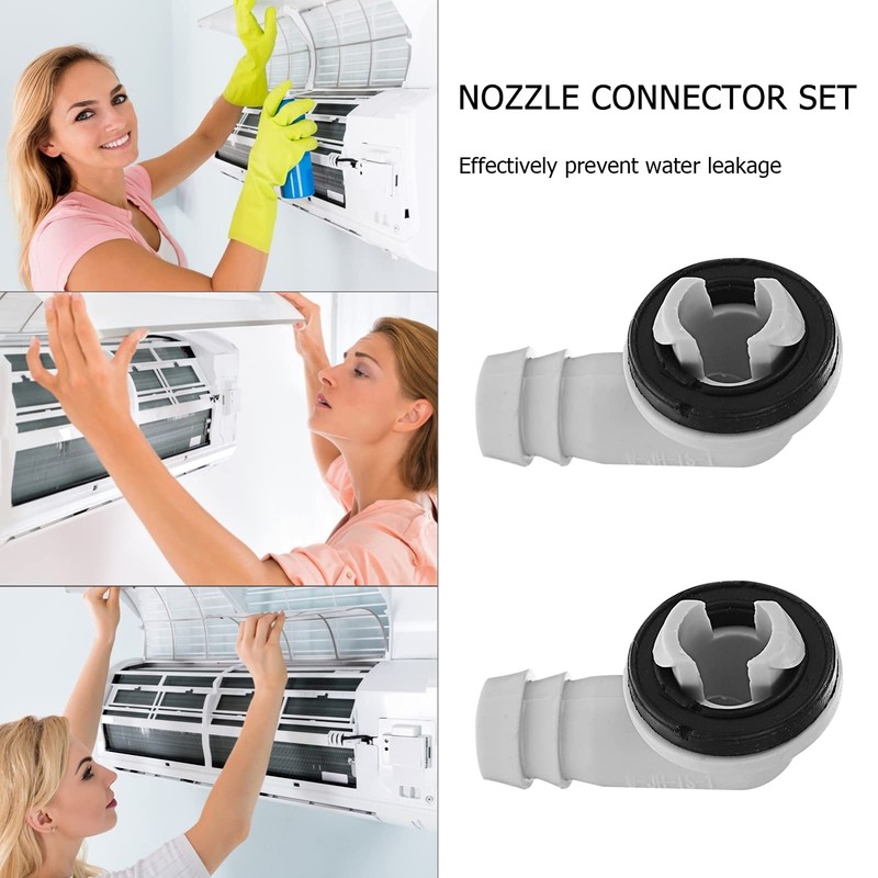 SOLUSTRE Air Conditioning Drain Hose Connector Elbow Fitting AC Condensate