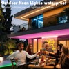 Neon LED Strip, 3 m, Waterproof IP67 RGBIC LED Strip,
