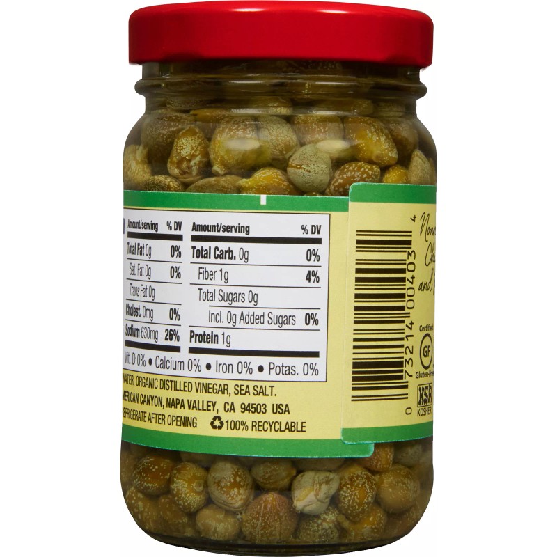 Mezzetta Caper Nonpareil 4 oz (Pack of 12)