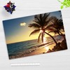 Desk Mat for Children and Adults - "Palm Trees on