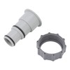 2Pcs Hose Adapter, Plastic Pool Accessories, for Threaded Connection Pumps