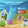 Kids Water Bottle, 2-Pack 16oz Kids Water Bottle with Stickers