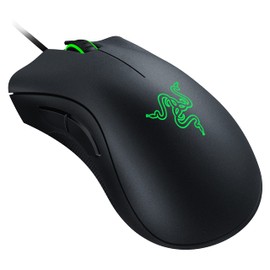 Razer DeathAdder Essential Gaming Mouse, Wired, 5 Buttons, 6400 DPI, Optical Sensor, Ergonomic Shape, New Firmware Compatible Version RZ01-02540100-R3M1-N