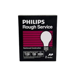 Generic 100W A19 Medium Base Frosted Light Bulbs - 2 Pack