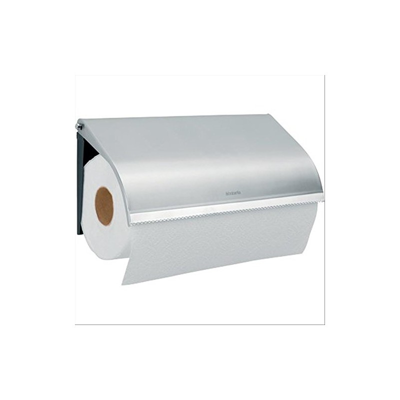Brabantia Wall Mounted Kitchen Roll Holder - Matt Steel