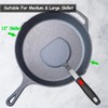 Silicone Pancake Spatula Turner with Lengthened Handle, Heat Resistant Cooking