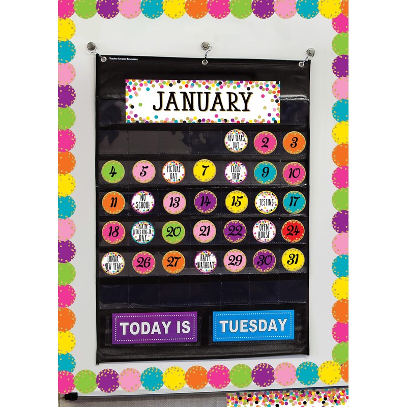 Teacher Created Resources Confetti Holidays and Special Events Calendar Days