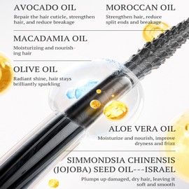 Multivitamin Hair Serum, Haarserum Kapseln, Glättende & Nährende Haarbehandlung, Mit Vitaminöl für Geschmeidiges, Gesundes Haar (40 Kapseln, Avocado)