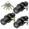 iulock IU-20 Code Door Lock, Electronic Door Knob with Keypad