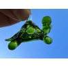 Unmarked Turtle Hand Blown Glass Figurine Mexican Art Work