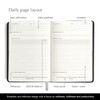 Mal Paper Daily Goal Setter Planner - Grey, 6 Month