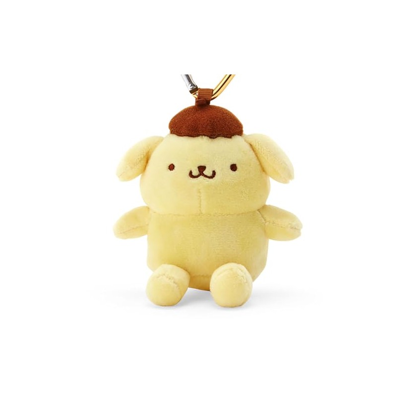 Sanrio 174670 Mini Mascot Holder, Pompompurin, Polyester Steel,
