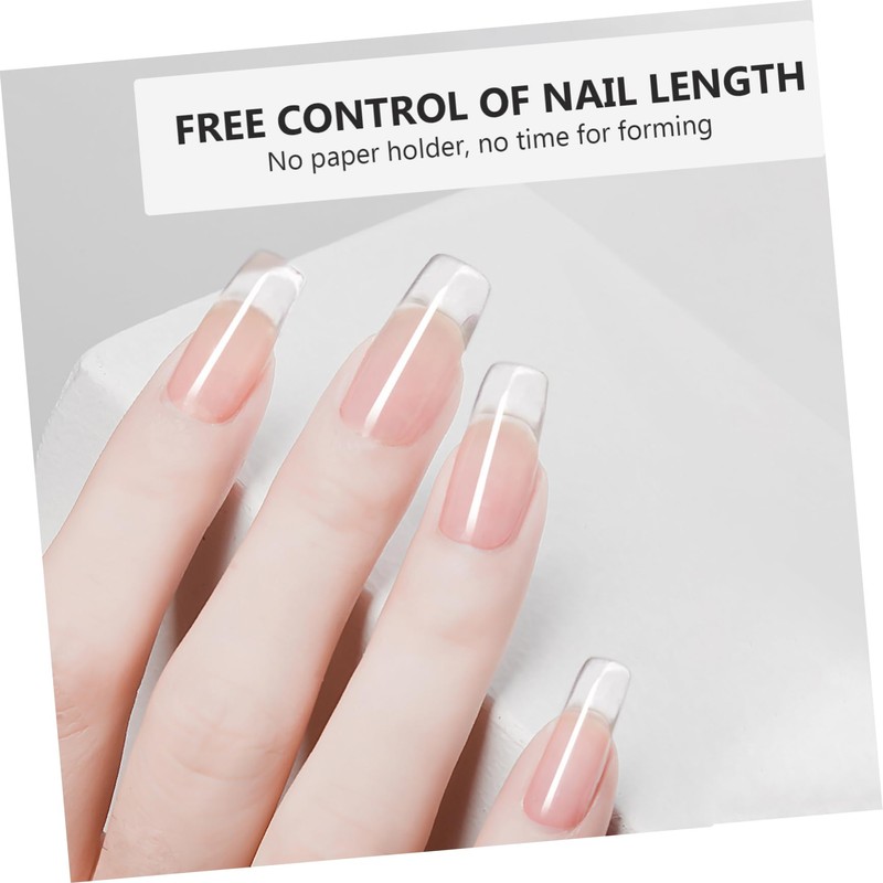 Baluue Professional Square Nails Manicure Set Solid Nail Traceless Nails