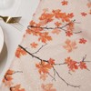 Fall Table Runner Maple Leaves Branches Glitter Table Decorations Autumn
