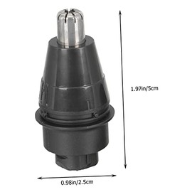 3pcs Nose Hair Trimmer Replacement Heads Material Easy to Install Washable Cutter Parts for Electric Nose Hair Remover