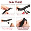 Black Braided Cable Management Sleeves Wire Loom Tubing Cord Protector