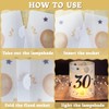 Pack of 20 Napkins 30th Birthday + 12 Pieces Lantern