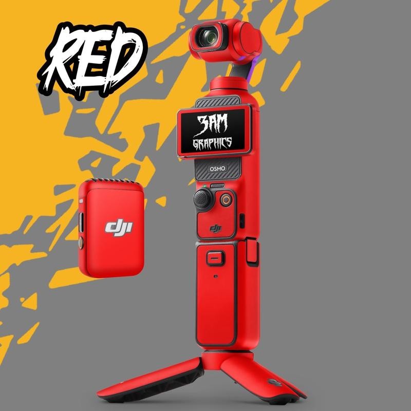 DJI osmo pocket 3 decal - Color: Red