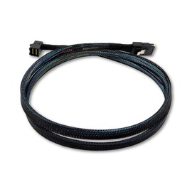 Sonilco High-Performance Mini SAS HD Cable 90 Degree SFF-8643 to SFF-8087 Data Transfer Right Angle Cord (1 Cable, 0.5 M / 1.6 Feet)