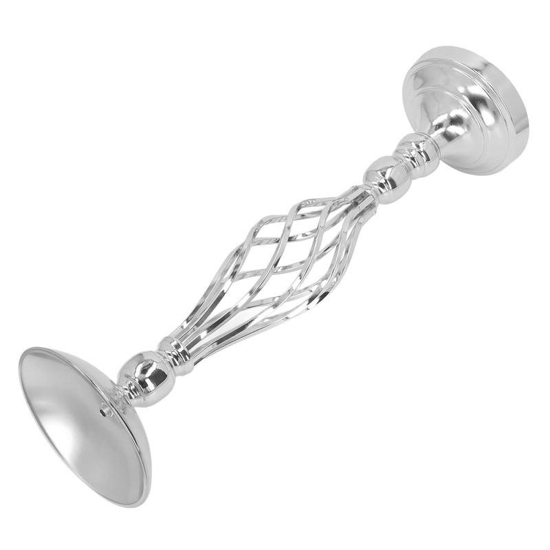 Table Candlestick Ornament Iron Twisted Curb Candle Holder Decorative Ornament
