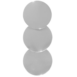 Replacement Plates, Silver Brass Smoking Plates, Heat Resistant Replacement Plate for Incense Burners & Incense Burners, Diameter 5 cm, Universal Fit