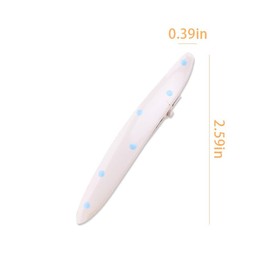 Polka Dot Barrette Hair Clips for Women Girls French Style Hair Clip with Cute Dot Side Hair Barrettes for Women Simple Hair Accessories for Prom Concert Party 2PCS Daily Makeup Hair Clips for Hair