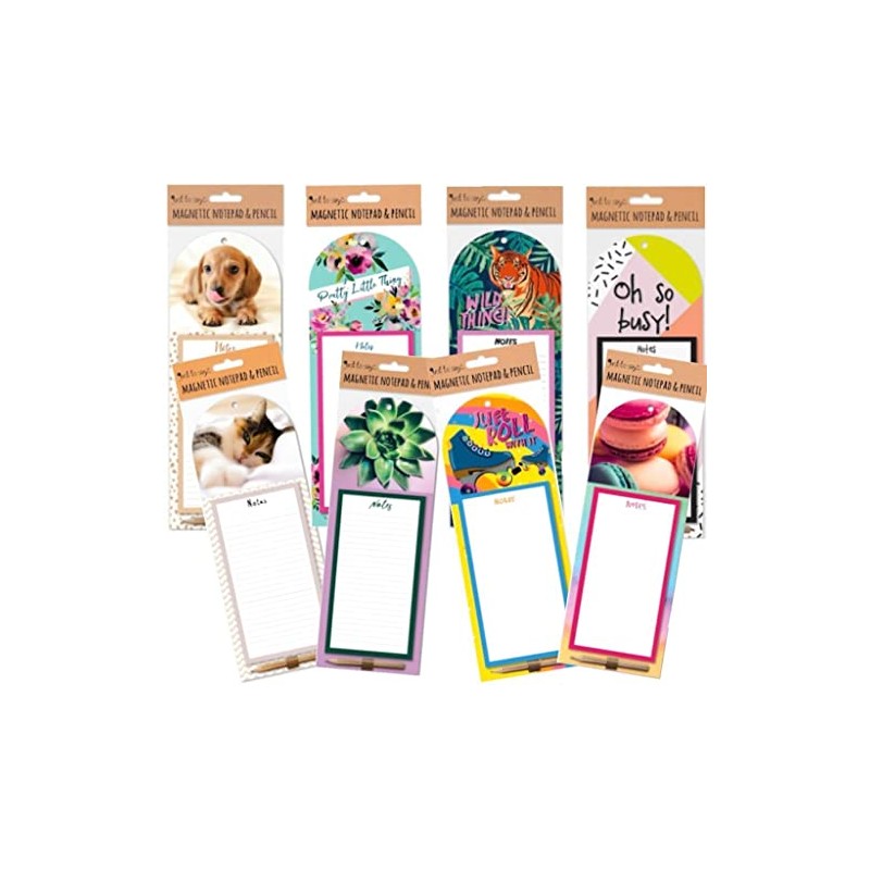 Orbitron Magnetic Shopping List Pad Notepad & Pencil To Do