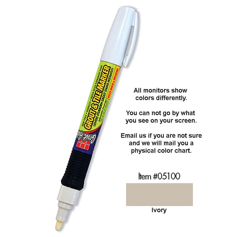 Grout Aide Grout and Tile Marker (Ivory)