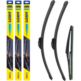 AHWOPS 3 Wiper Front and Rear Wiper Blades for Jeep Grand Cherokee 2011-2021/Dodge Durango 2011-2021, OE Original Style (22″/21″ Front/11″ Rear) For My Car