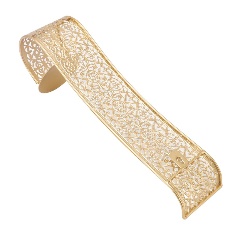 Shelving Solution Wall Sconce Candle Holder Gold Hollow Carved Exquisite