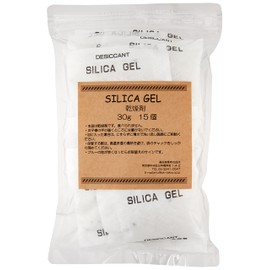Takasagyo Corporation AHF30A Dehumidifying Mikata Desiccant Silica Gel 1.1 oz (30 g) Pack of 15