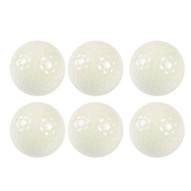 6 x Luminous Golf Balls, Night Fluorescent Golf Training Balls Practice Sports Balls