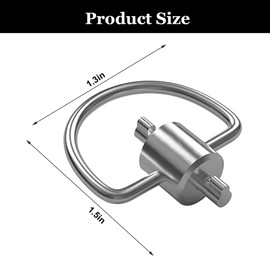 Nvguoes Refrigerant Safety Capso for HVAC Multi Key Tool - AC Condenser Key, Tamper-Resistant Locking Cap Key for HVAC Installation and Removal, Compatible with R-410A & R-22