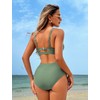 ZAFUL Women Two Piece Swimsuits High Waisted Bikini Set for