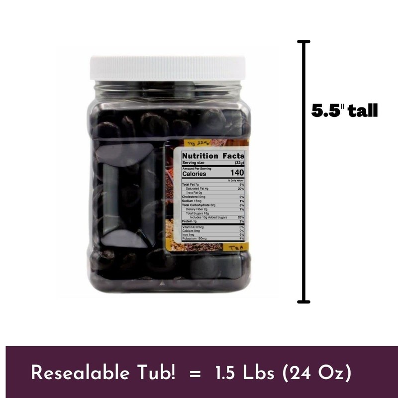 WinCrest Dark Chocolate Cashews (1.5 Lb Tub)