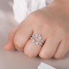 Newshe Jewellery 5A Cz Wedding Ring Enhancer for Engagement Rings