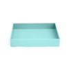 Poppin Accessory Tray Aqua, 6-7/8" X 9-7/8" X 1-3/4" H
