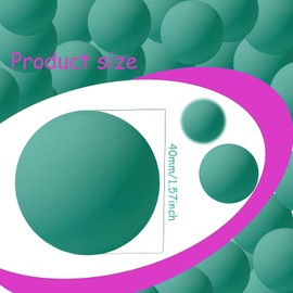 Petiy Beauty 120 Pack Colored Ping Pong, 40mm Table Tennis Balls, Beer Ping Pong Balls Games Fun Arts, Cat Balls, DIY Intellectual Development Tools, Party Decoration (Dark Green)