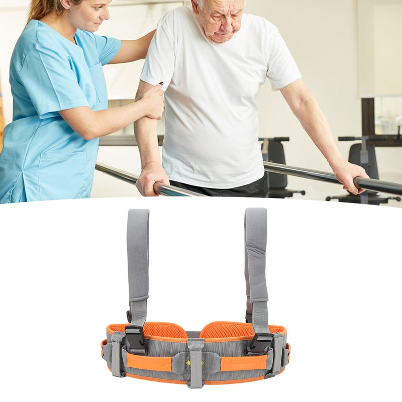 Elderly Transfer Gait Belt Buckle Closure Thickened Strap Safety Gait