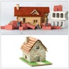 MECCANIXITY Miniature Roof Tiles Clay Model Roof Tiles Mini DIY
